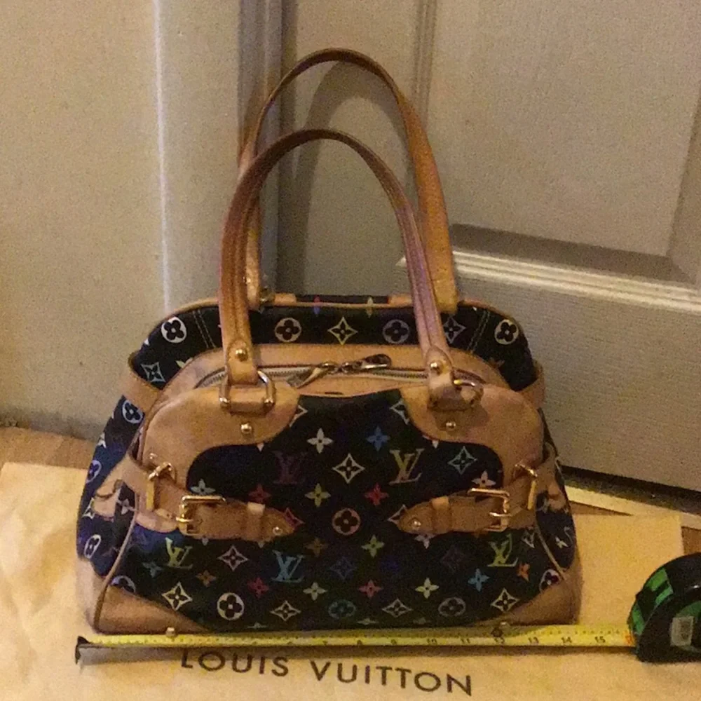 Louis Vuitton black multi Murakami Claudia AS4088 - Picture 1 of 7